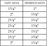 Size Table