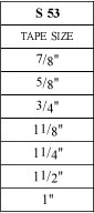 Size Table