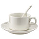 Co-m Cup saucer and spoon Co-m Cup saucer and spoon