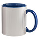 M-003 White Mug Coloured Interior and Handle M-003 White Mug Coloured Interior and Handle