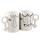 M-04 White Couples Mugs M-04 White Couples Mugs