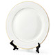 P1000 10in Gold Trim Plate P1000 10in Gold Trim Plate